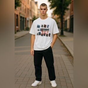 Meja Mikasa Handcrafted Mens Abstract Art T-Shirt